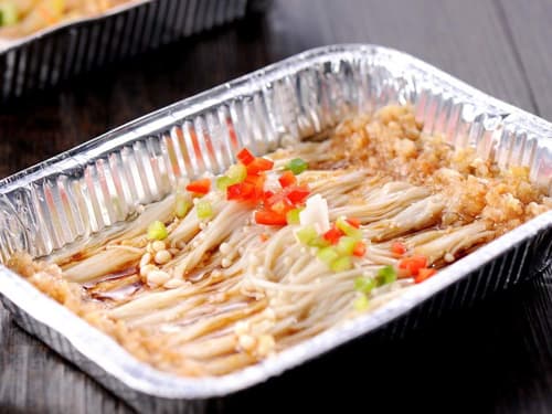 渭滨锡纸烤金针菇